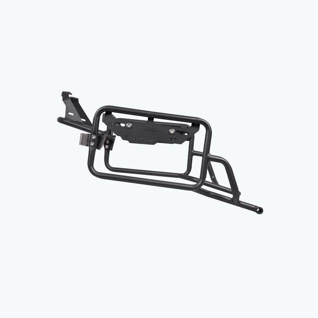 Legundary Custom Honda Transalp 750 Fort Knox Saddle Stay Black Side Box Mount Mild Steel