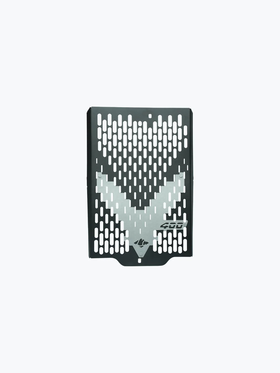 Legundary Custom Vector radiator grill for Triumph Scrambler 400 X black mild steel aluminium guard