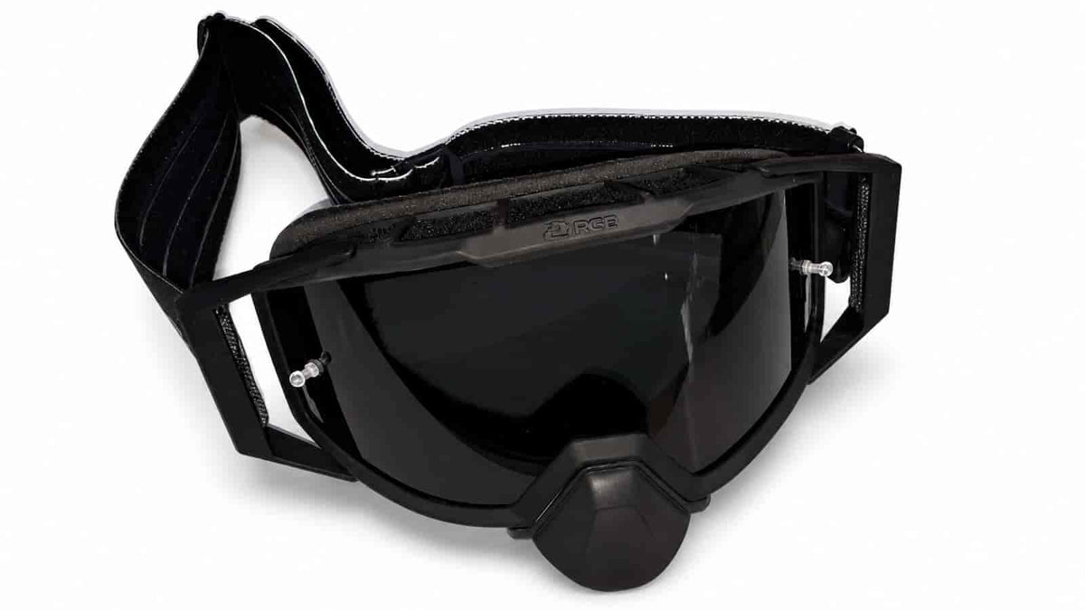 RCB E-Series motorcycle riding goggles smoke lens 01GL001B