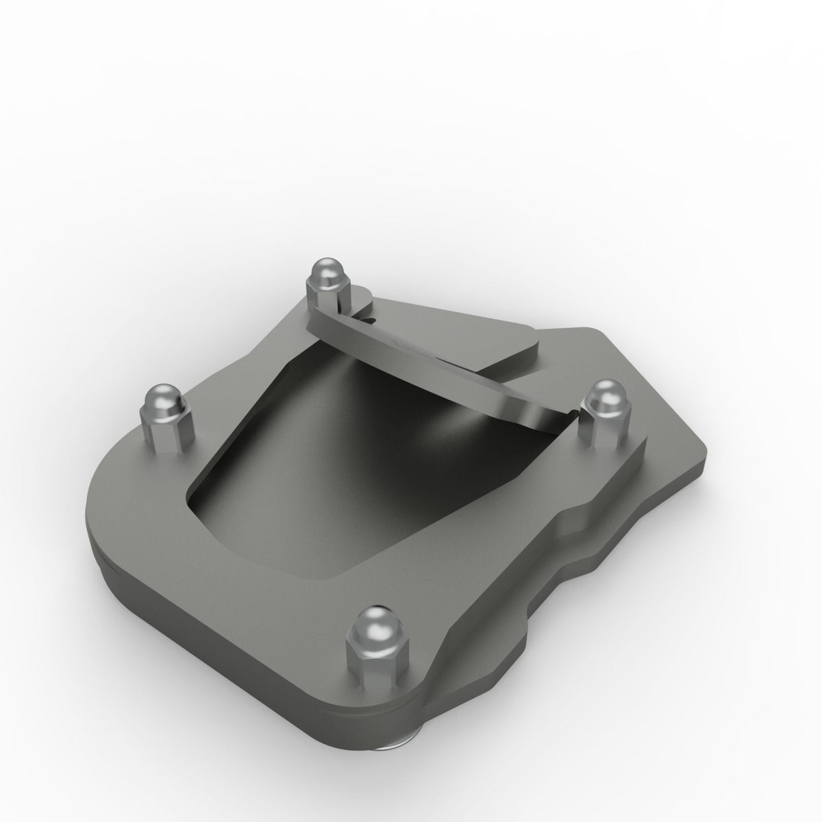 Auto Engina Side Stand Extender for Royal Enfield Himalayan 411 | Stainless Steel Parking Base