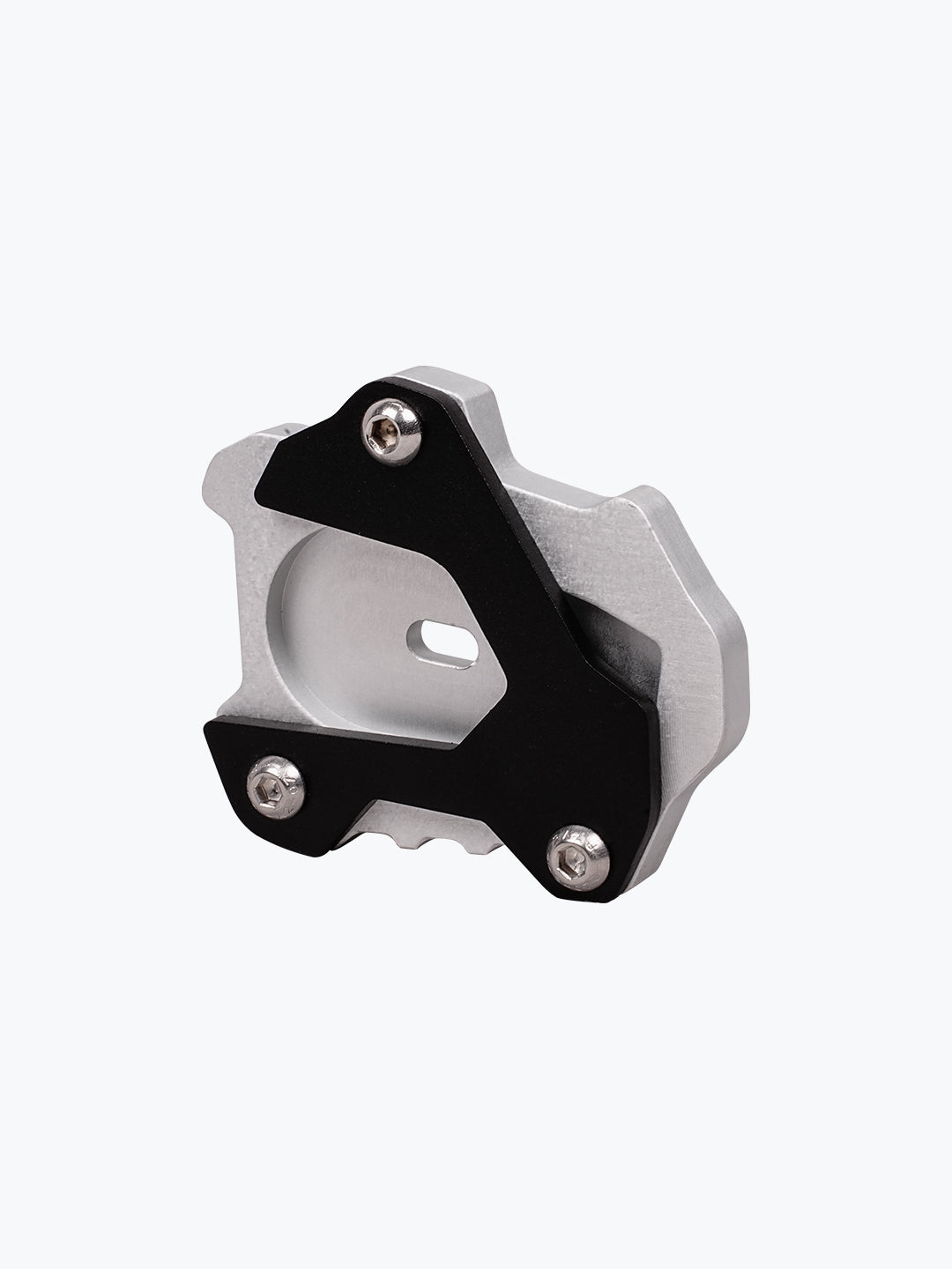 Legundary Custom KTM ADV 890 Fortis Side Stand Base black silver aluminium mild steel foot extension plate