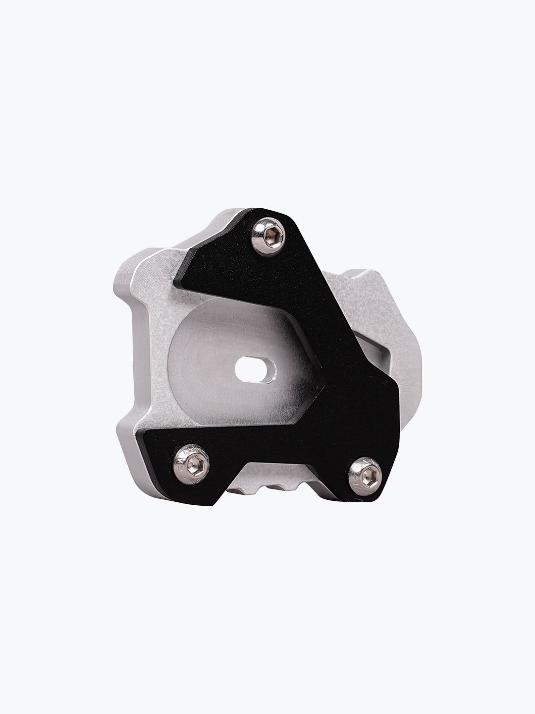 Legundary Custom KTM ADV 890 Fortis Side Stand Base black silver aluminium mild steel foot extension plate