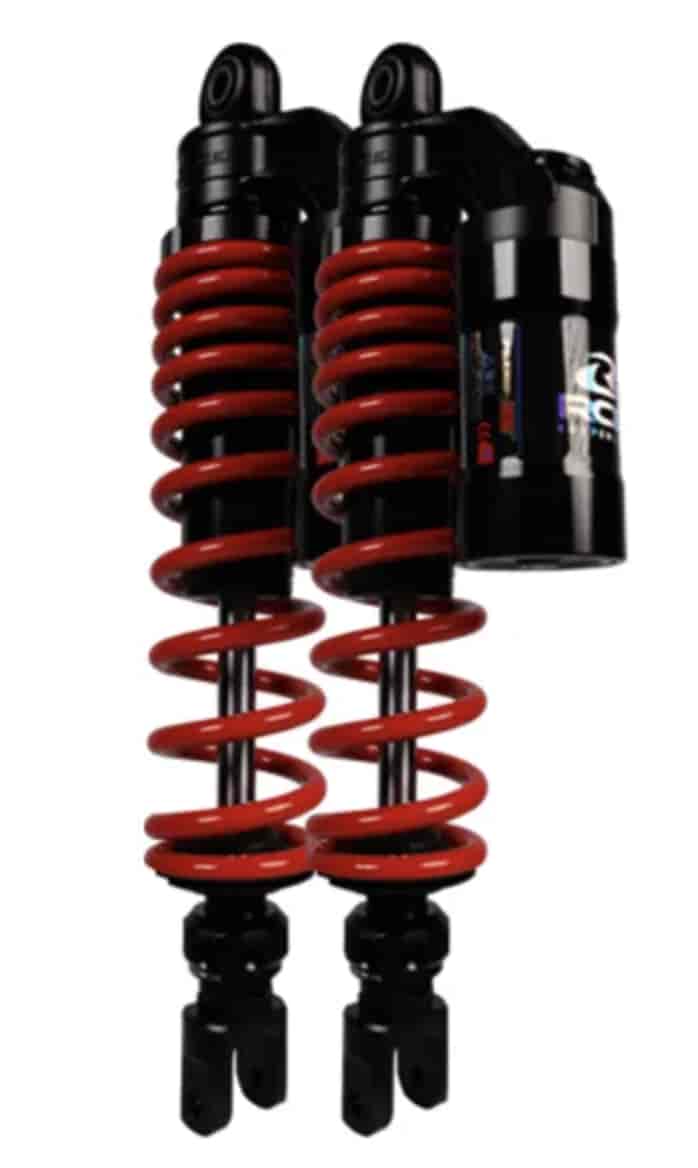 RCB FLOW-S 305mm red gold rear shock absorber for Yamaha Aerox 155 01A0260R