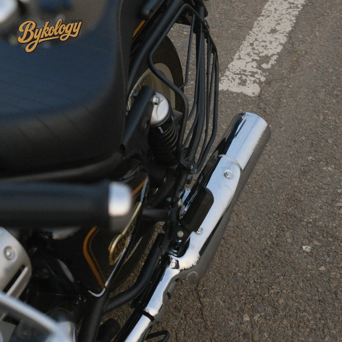 Rhino Racing V2 Exhaust for Royal Enfield Bullet 650 | 304 Stainless Steel & CNC Aluminium
