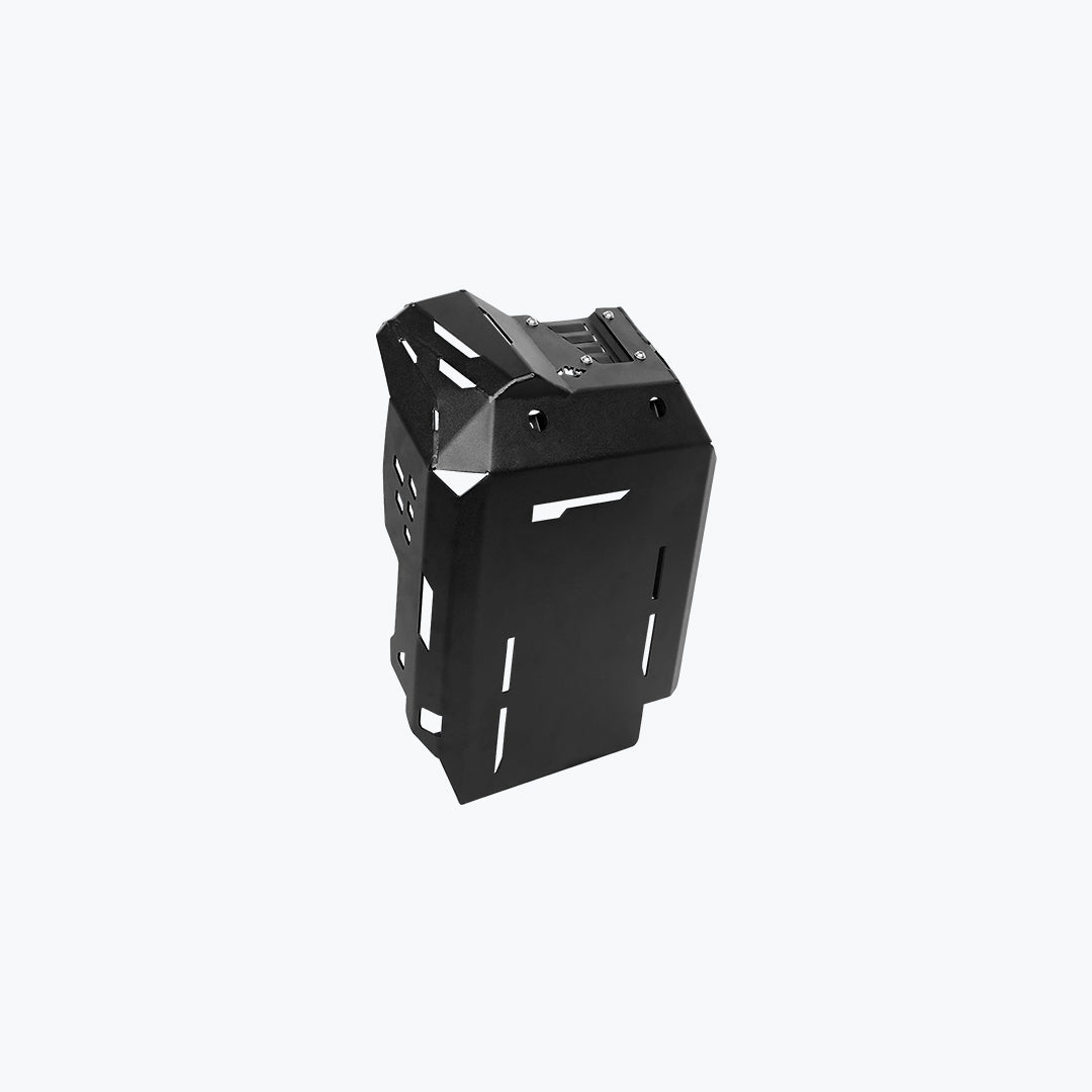 Legundary Custom Vambrace Bash Plate for Suzuki V-Strom 800DE Black Aluminium Engine Guard Skid Plate