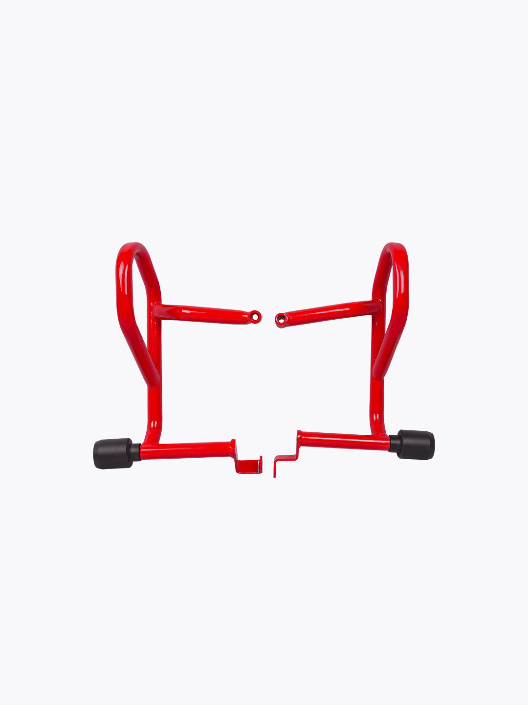 Legundary Custom Defender crash guard red white black installed on Hero X Pulse 200 4V Pro