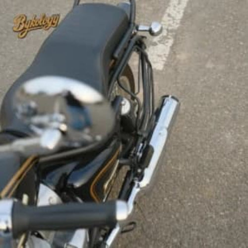 Rhino Racing V2 304 stainless steel and CNC aluminium exhaust for Royal Enfield Bullet 650