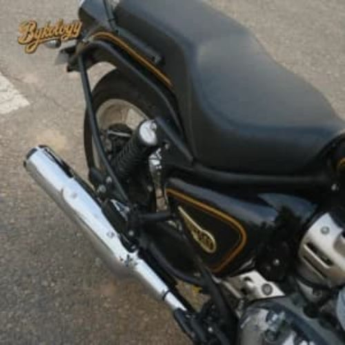 Rhino Racing V2 304 stainless steel and CNC aluminium exhaust for Royal Enfield Bullet 650