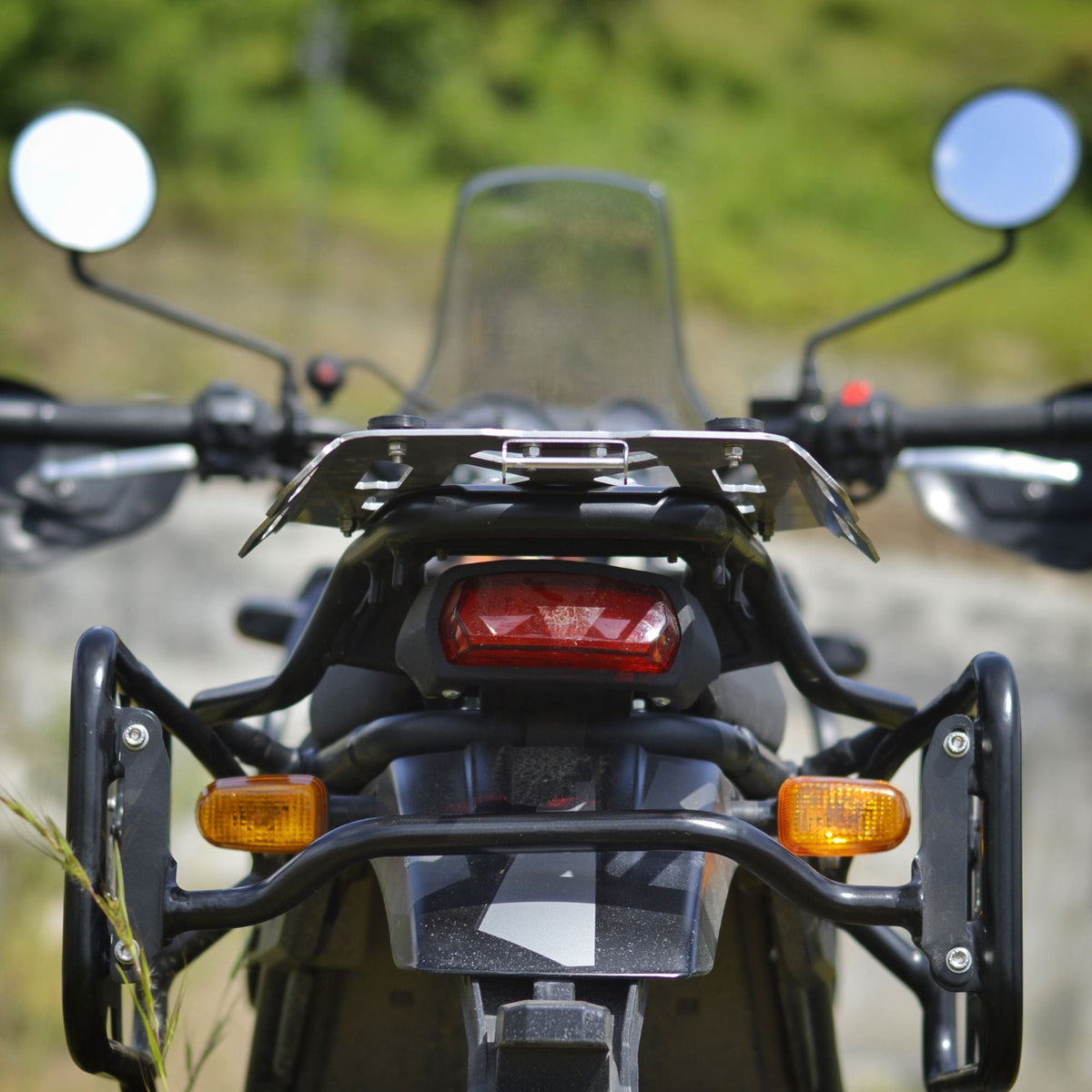 Auto Engina Top Rack Plate for Royal Enfield Himalayan 411 | 3mm SS304 Luggage Carrier