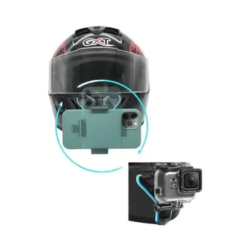 BSDDP Camera Mount with Mobile Holder for Motorcycle Riding, Navigation and Video Recording