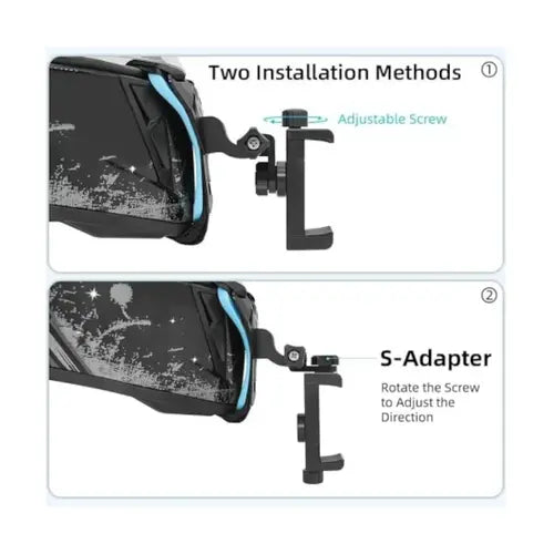 BSDDP Camera Mount with Mobile Holder for Motorcycle Riding, Navigation and Video Recording