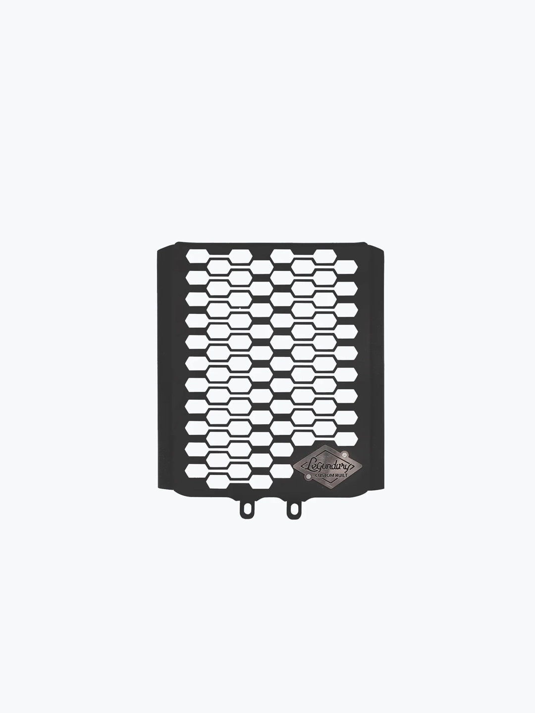 Legendary Custom Interceptor 650 radiator grill black mild steel radiator guard