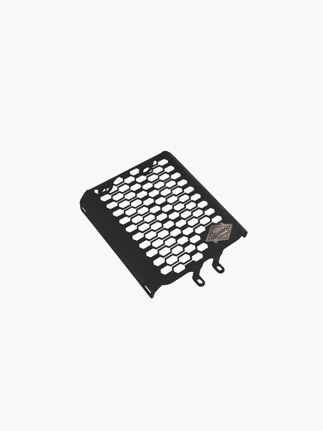 Legendary Custom Interceptor 650 radiator grill black mild steel radiator guard