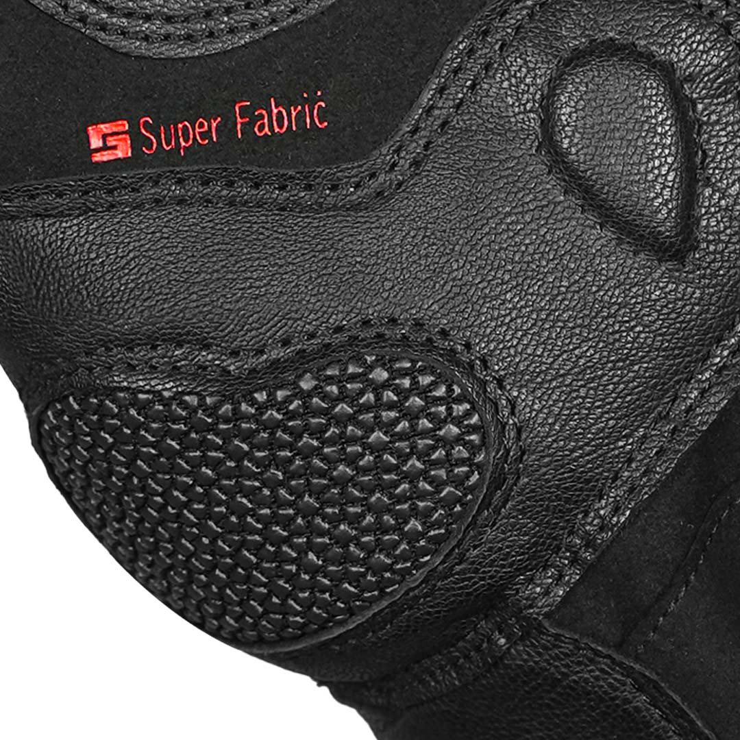 KORDA Hybrid Motorcycle Riding Gloves with D3O Protection, Hard Knuckle Guards & TouchTip Technology