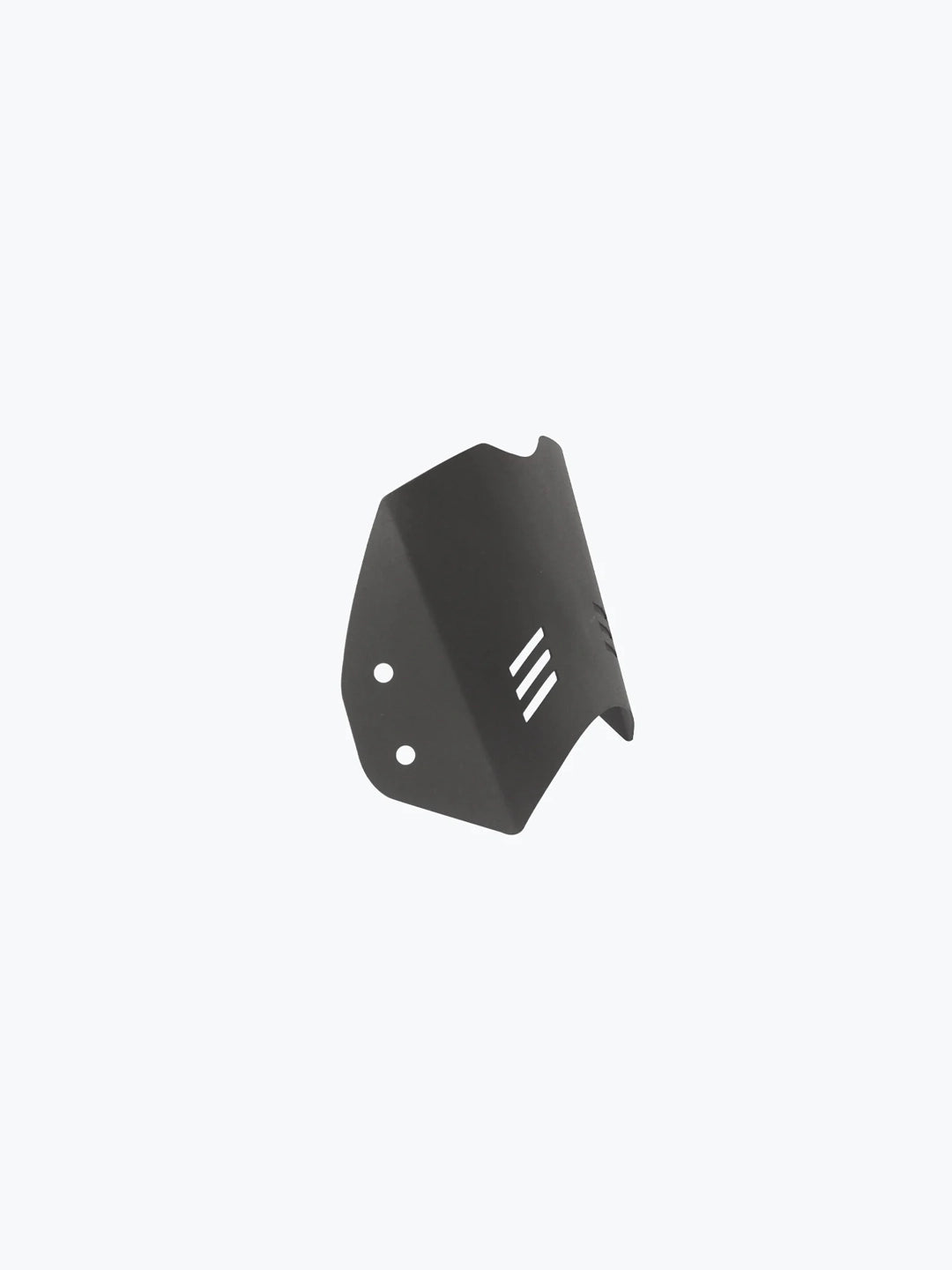 Legundary Custom Aegis metal visor for Royal Enfield Hunter 350 black mild steel headlight protection
