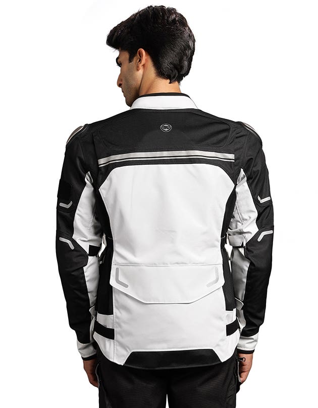 Royal Enfield Crossroader Class A Riding Jacket in Grey