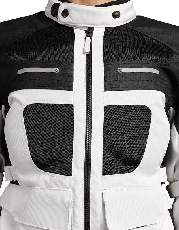 Royal Enfield Crossroader Class A Riding Jacket in Grey