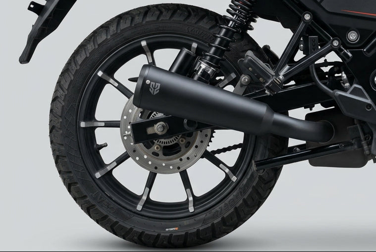 SS Motocorp black slip-on performance exhaust for Harley-Davidson X440