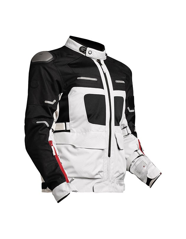 Royal Enfield Crossroader Class A Riding Jacket in Grey