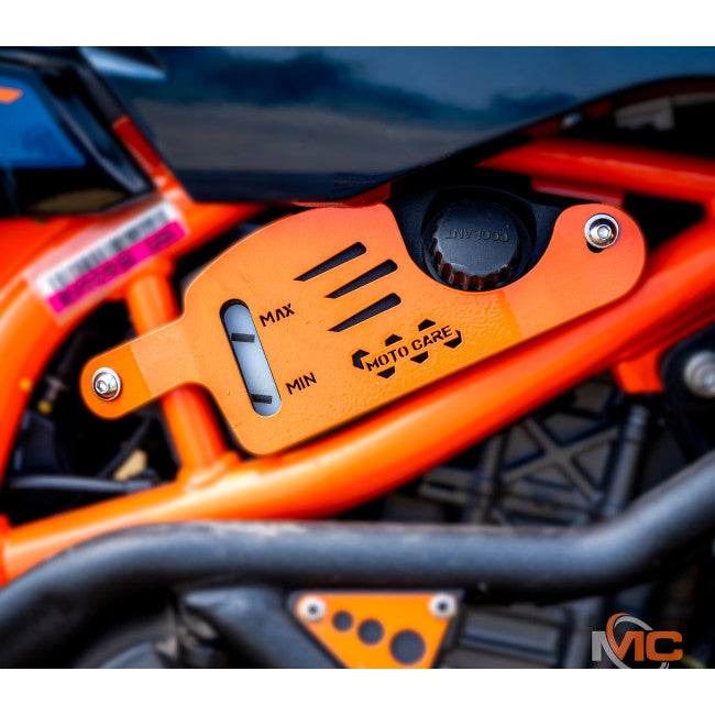Motocare oil cooler guard KTM Duke 390 Gen 3 orange