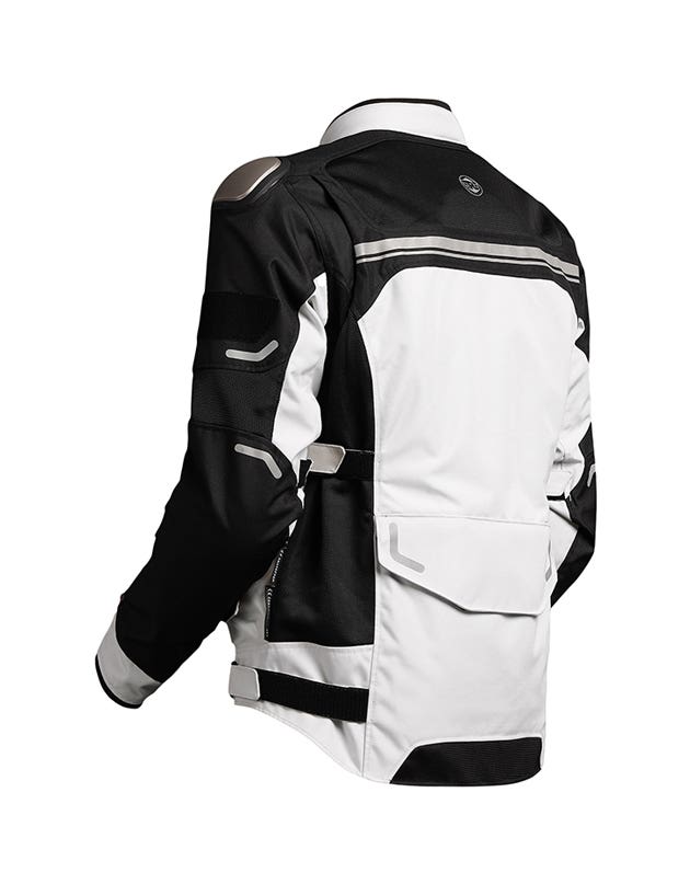 Royal Enfield Crossroader Class A Riding Jacket in Grey