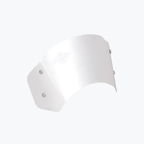Legundary Custom Zephyr Visor for Yamaha XSR 155 Black Silver Mild Steel Aluminium Windshield