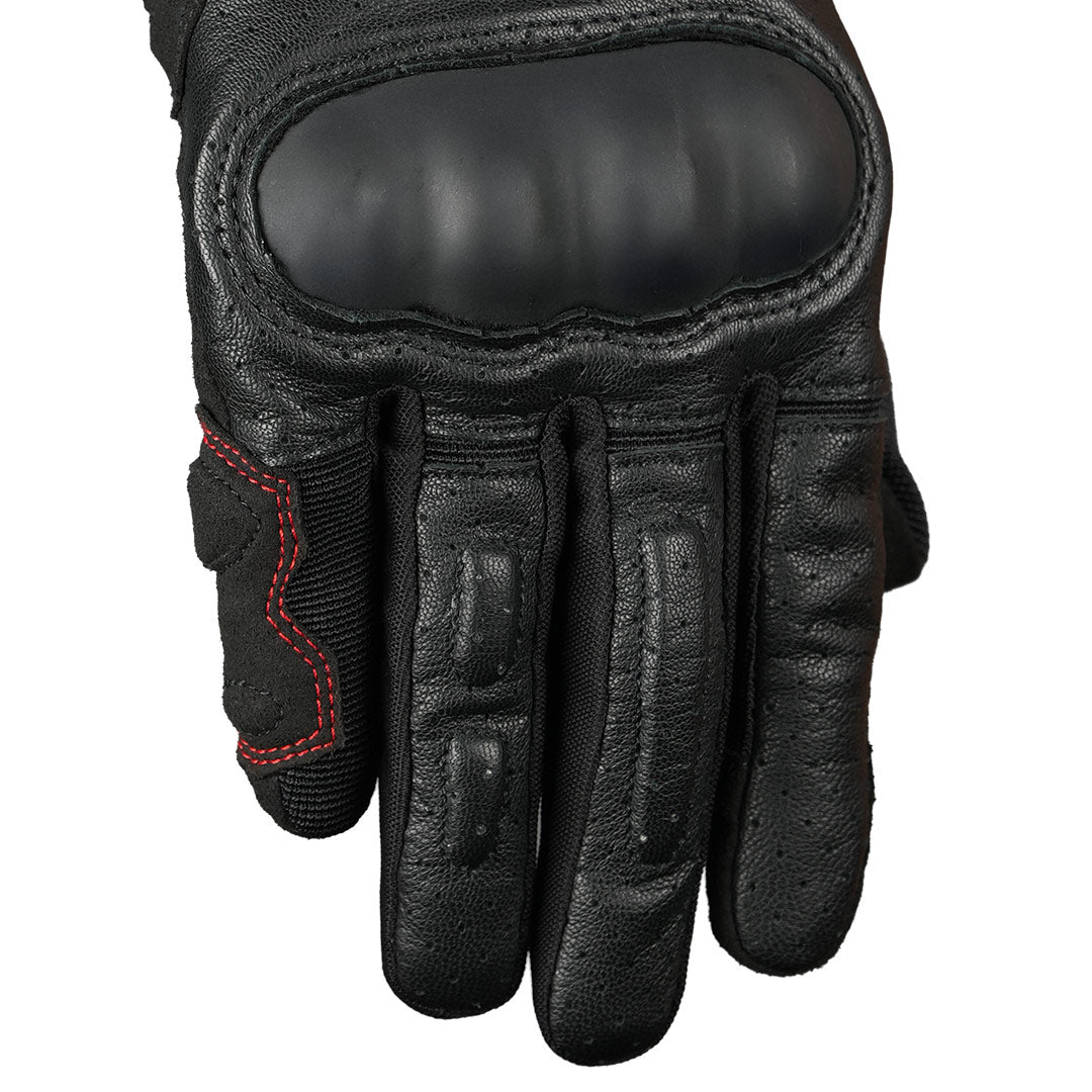 KORDA Triad motorcycle riding gloves with knuckle protection and Superfabric palm guard