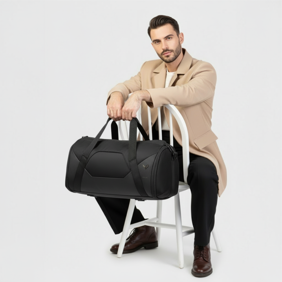 Vantora ALLURE 45L Water-Resistant Duffle Bag for Travel and Weekend Trips with Dedicated Suit Compartment