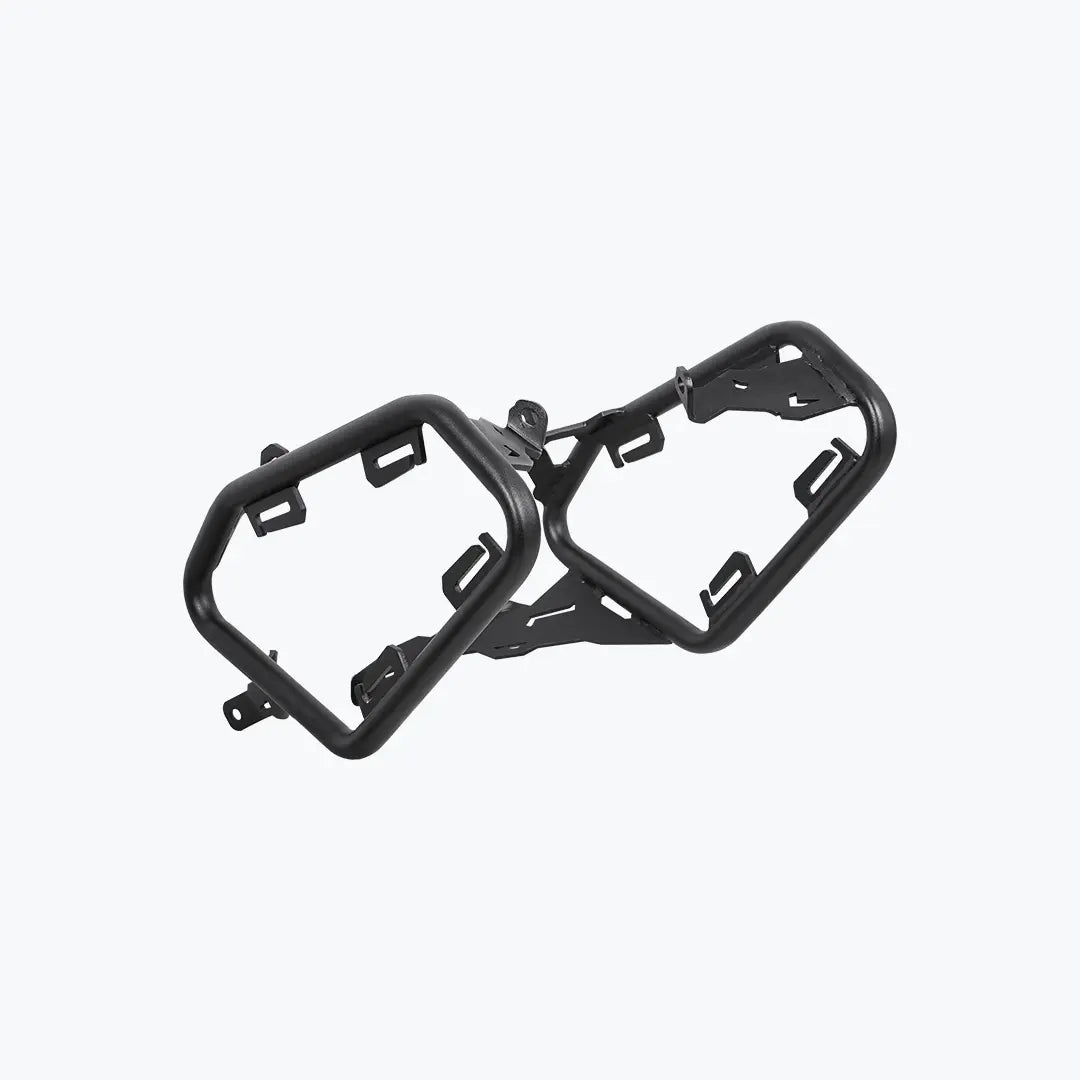 Legundary Custom Honda NX500 Aviator Saddle Stay Black Side Box Mount Mild Steel
