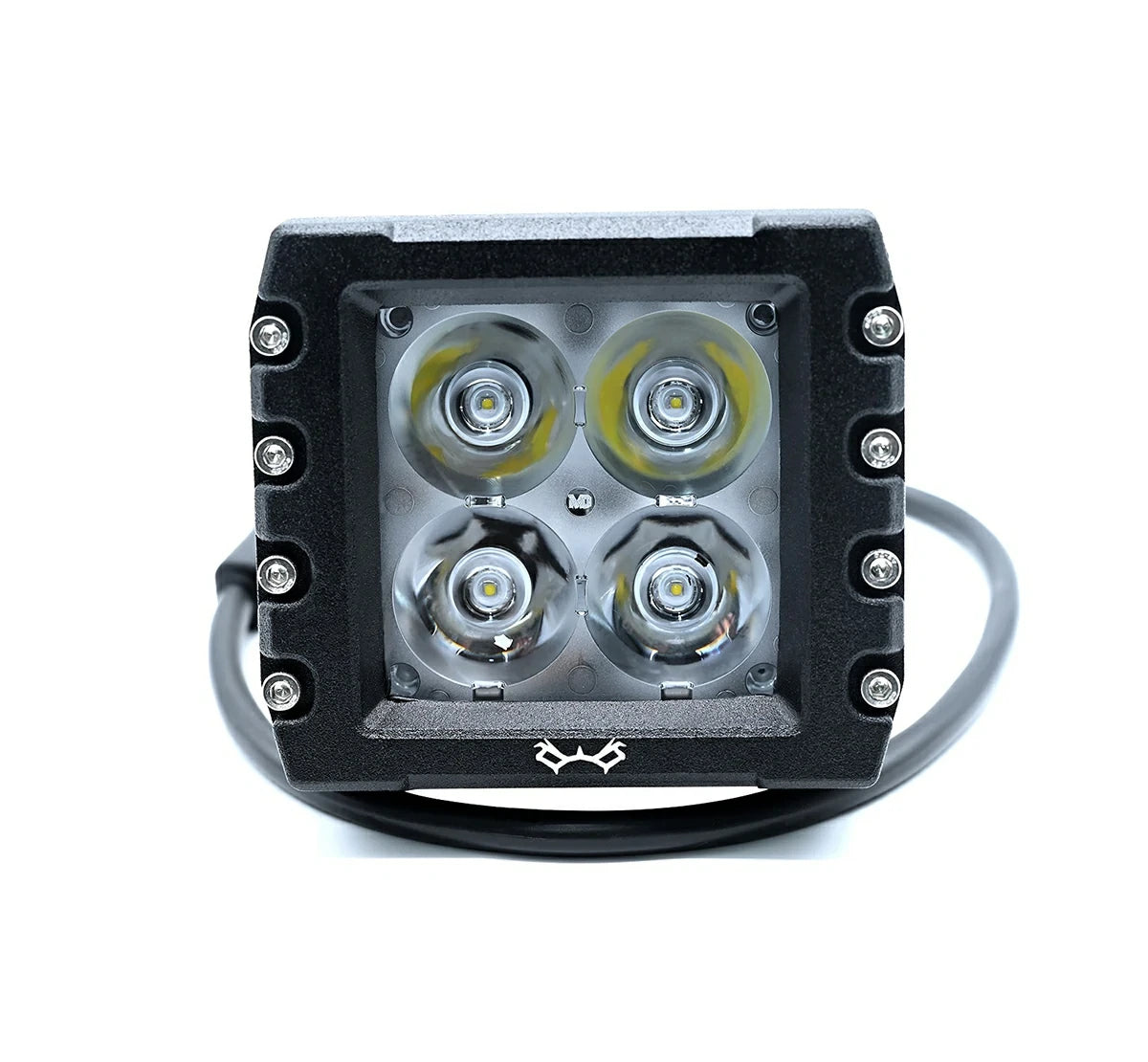 Maddog Delta Auxiliary LED Lights 6400 Lumens for Motorcycle with 250m Beam and IP67 Waterproof Design