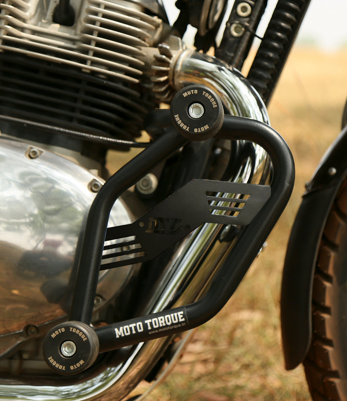 Moto Torque crash guard V2 for Royal Enfield Interceptor 650 and Continental GT 650