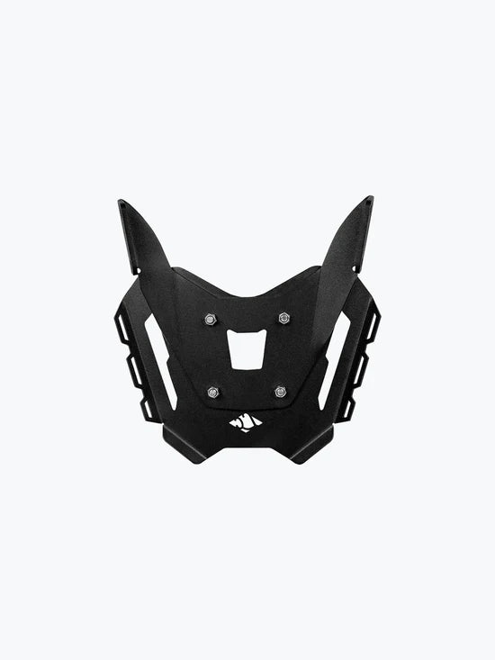 Legundary Custom Haulier Rear Carrier for Kawasaki Versys 650 Black Aluminium Mild Steel Luggage Rack