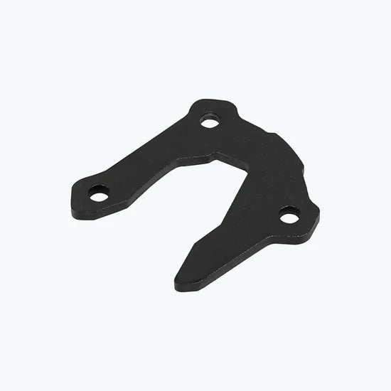Legundary Custom Fortis Side Stand Base for Yamaha XSR 155 Black Silver Aluminium Mild Steel Stand Enlarger Plate