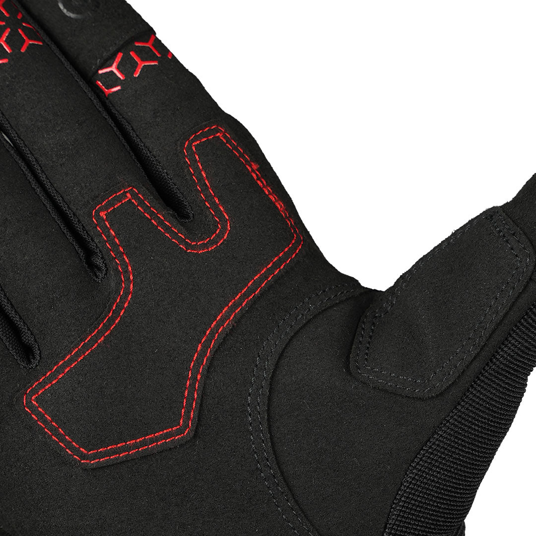 KORDA Adventure motorcycle riding gloves with D3O protection and SuperFabric palm slider