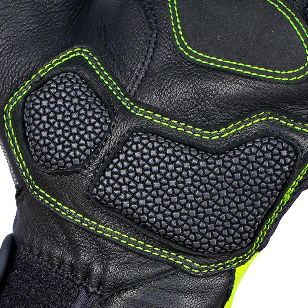 KORDA Adventure motorcycle riding gloves with D3O protection and SuperFabric palm slider