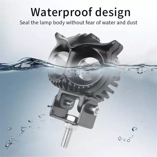 LIU HJG New Model Owl Fog Light For Bike/Car/Thar/Jeep ( Cool White, 40W each * 2 = 80W Total ) - Pack of 2