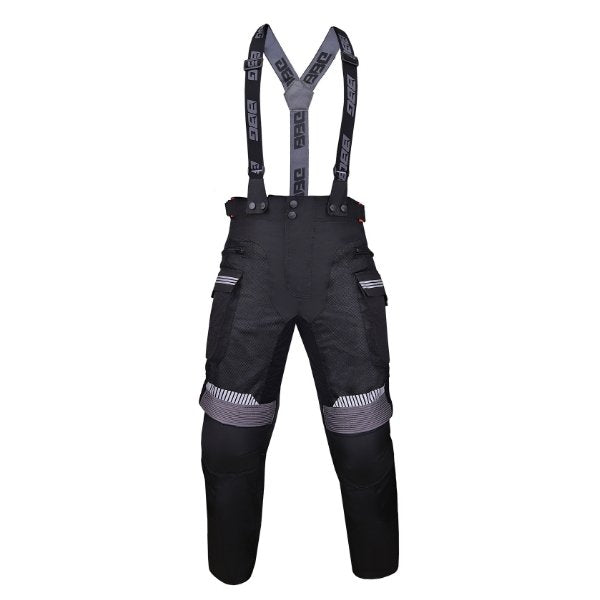 BBG Tour-Pro black motorcycle touring riding pants for men
