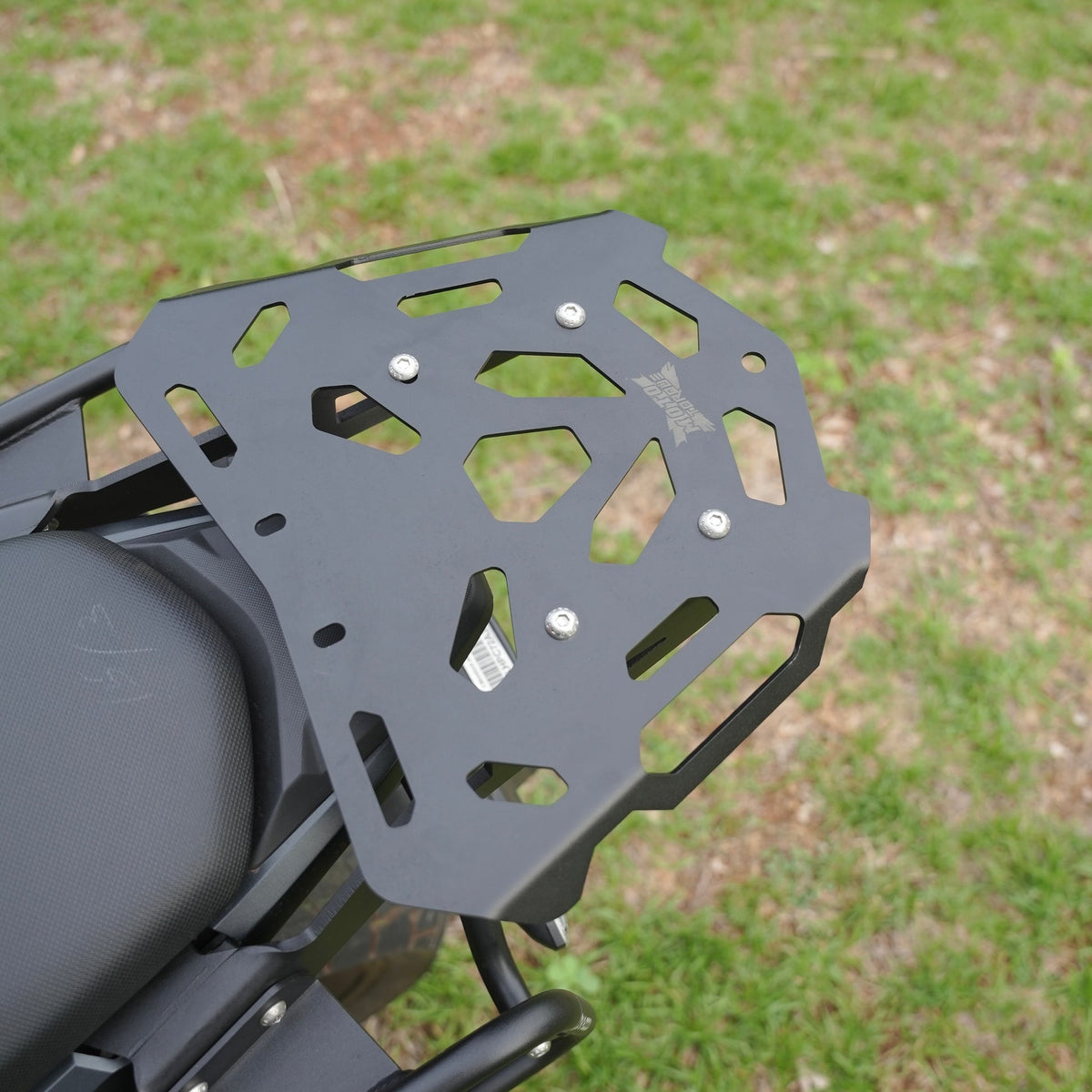 Moto Torque heavy duty back carrier for Honda NX500 luggage and top box mounting accessory