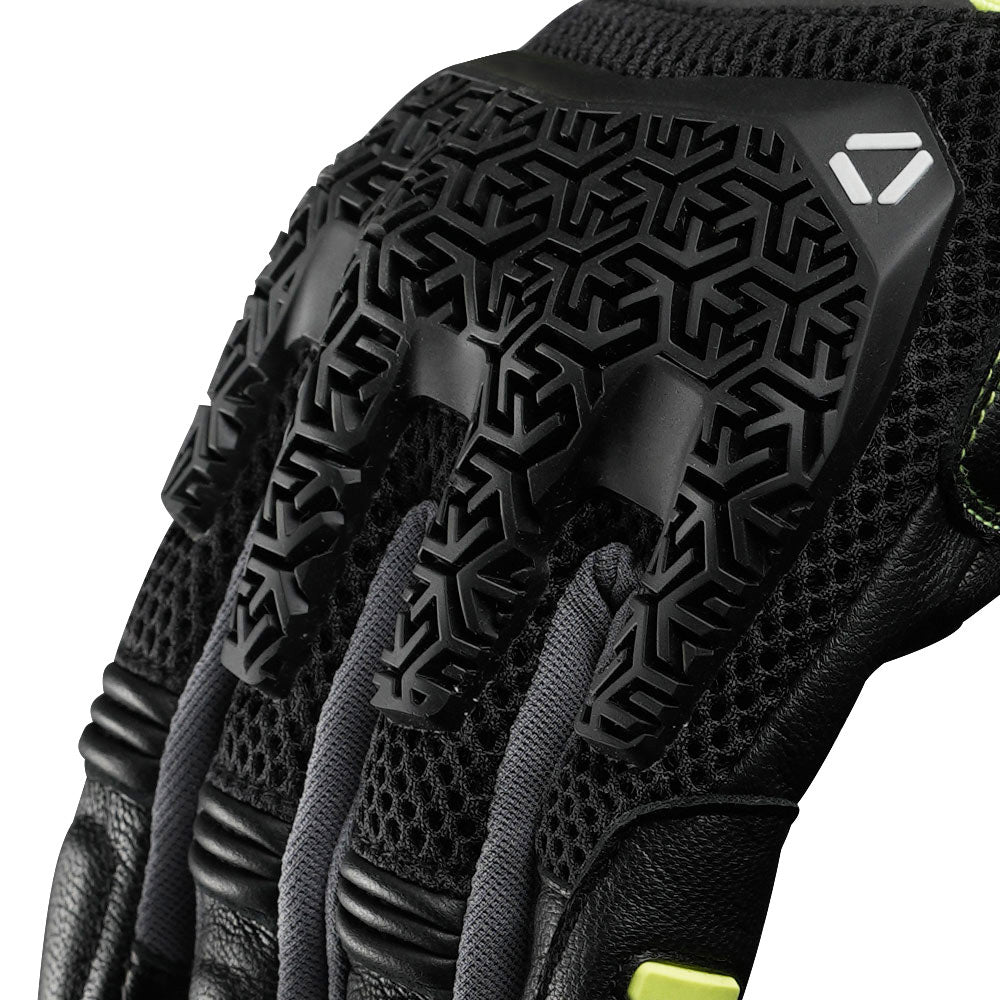 KORDA Adventure motorcycle riding gloves with D3O protection and SuperFabric palm slider
