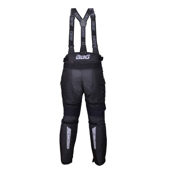 BBG Tour-Pro black motorcycle touring riding pants for men