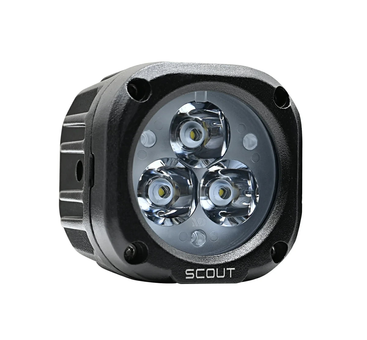 Maddog Scout Auxiliary LED Lights 3000 Lumens for Motorcycle with Flood Beam and IP67 Waterproof Design
