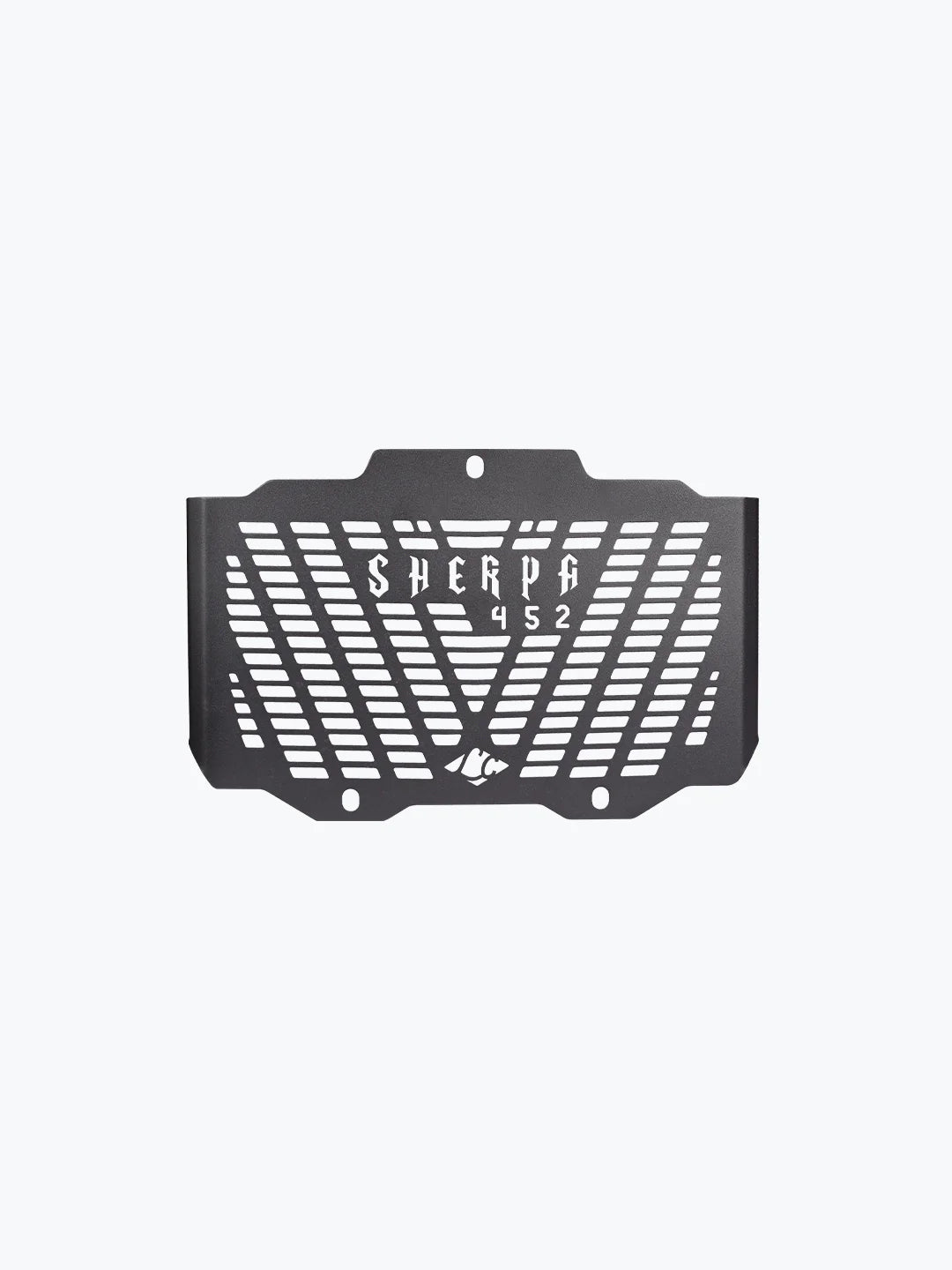 Legundary Custom Sherpa radiator grill for Royal Enfield Himalayan 450 black mild steel radiator guard