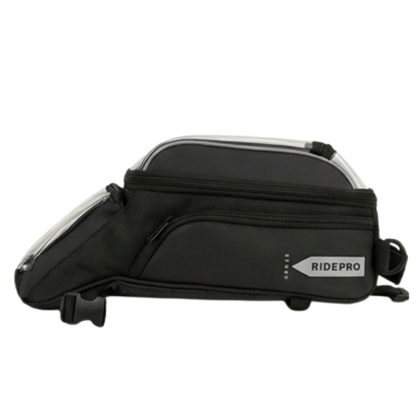 BBG RidePro Sport 8L motorcycle tank bag with touchscreen phone pocket