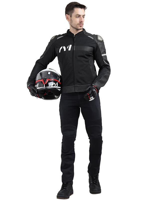 Royal Enfield Phoenix Class AA Black Riding Jacket
