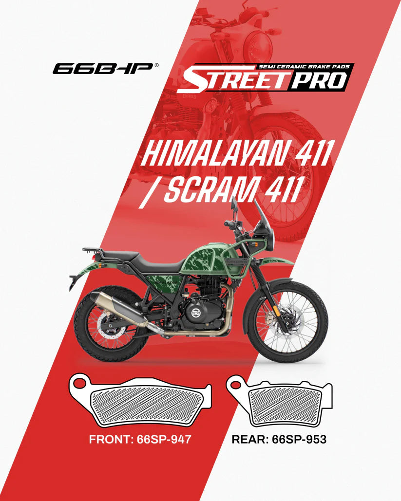 66 BHP brake pads Royal Enfield Himalayan 411