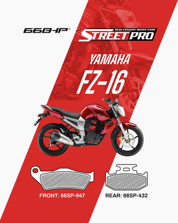 66 BHP brake pads Yamaha FZ-16