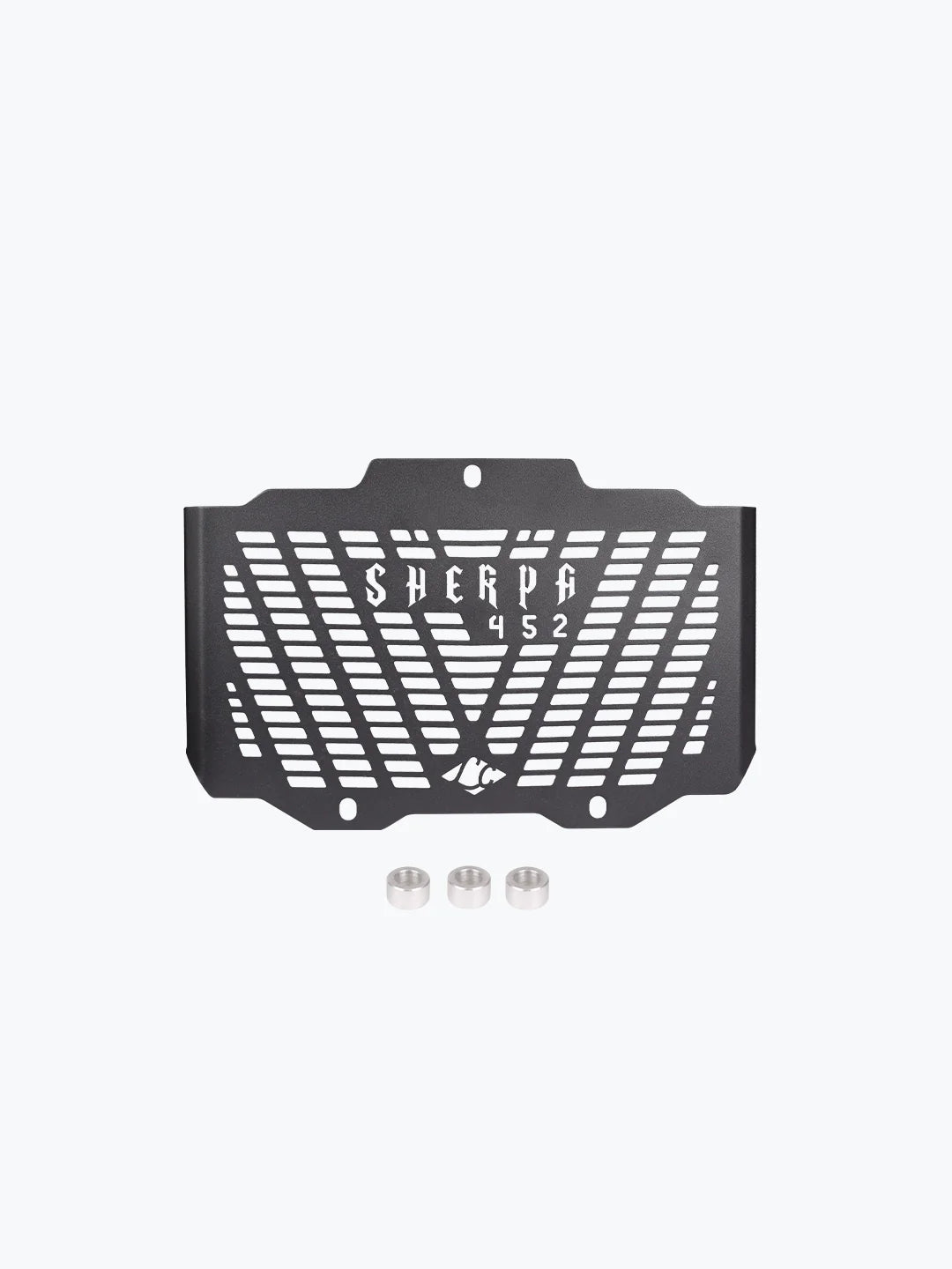 Legundary Custom Sherpa radiator grill for Royal Enfield Himalayan 450 black mild steel radiator guard