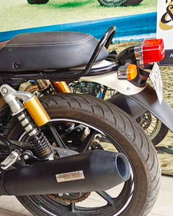 Gursewak BIG SHOT exhaust for Royal Enfield GT 650