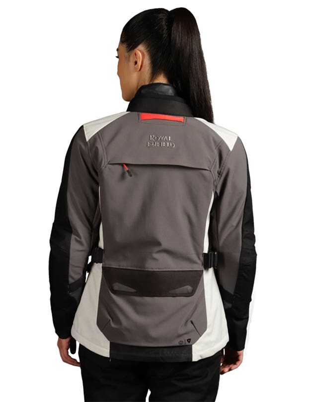 Royal Enfield Darcha Pro Women’s Riding Jacket Black and Grey