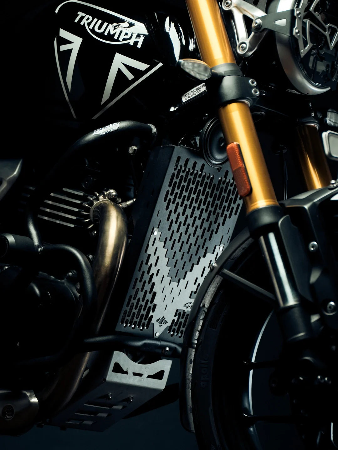 Legundary Custom Vector Radiator Grill Triumph Speed 400 Black Radiator Guard Protection
